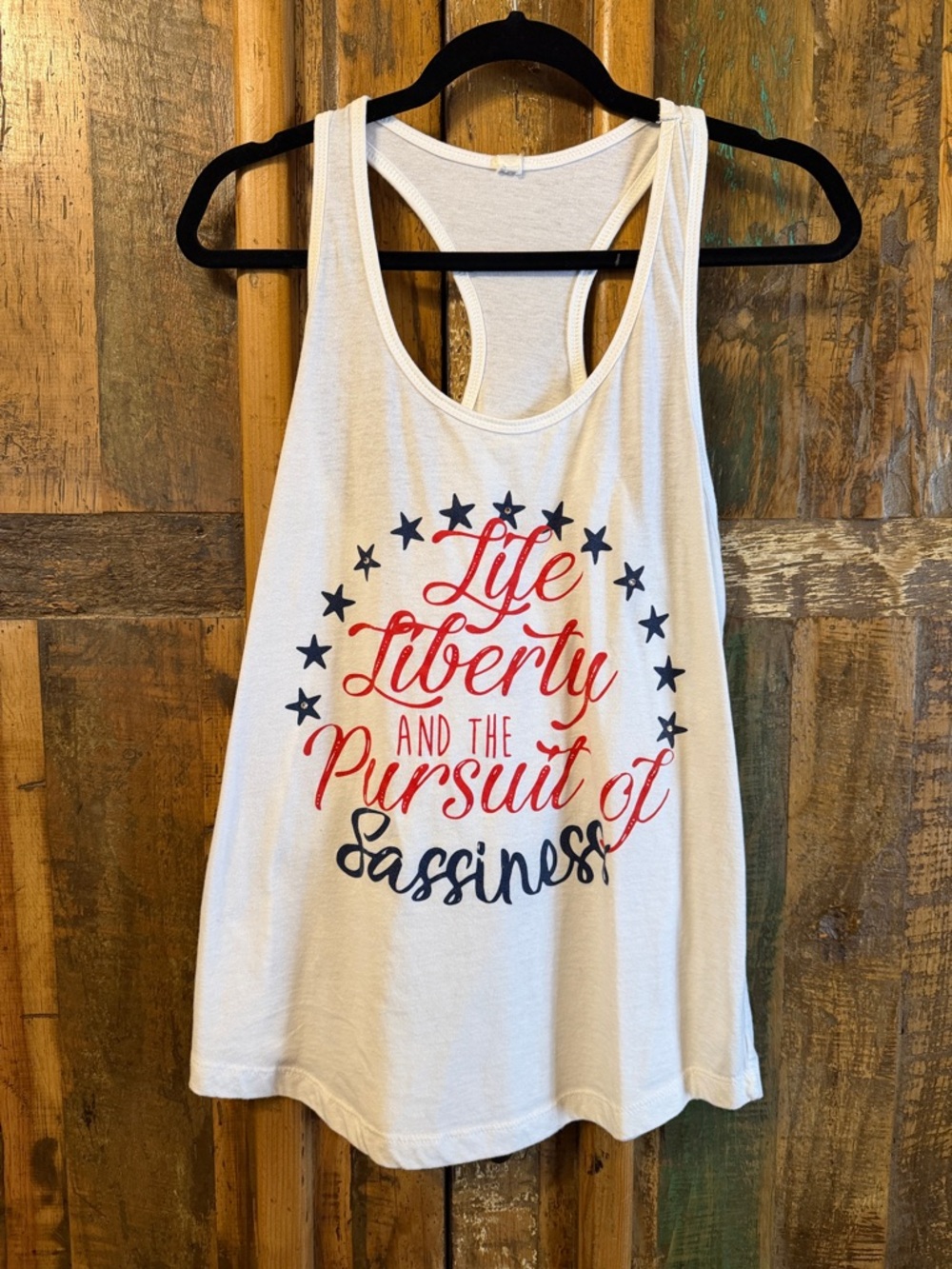 Patriotic tank